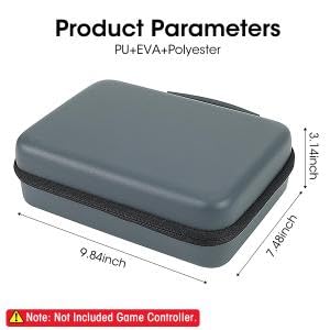 ZORBES® Carry Case for PS5/PS4 Game Controller EVA Hard Shell Controller Holder Dual Compartment Waterproof Anti-Scratch Travel Case Storage Case for PS5/PS4 Game Controllers ZORBES® Carry Case for PS5/PS4 Game Controller EVA Hard Shell Controller Holder Dual Compartment Waterproof Anti-Scratch Travel Case Storage Case for PS5/PS4 Game Controllers